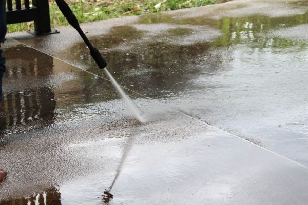 Concrete Deck Cleaning in Mandeville