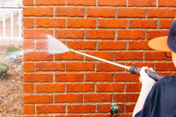Wall Pressure Washing in Mandeville