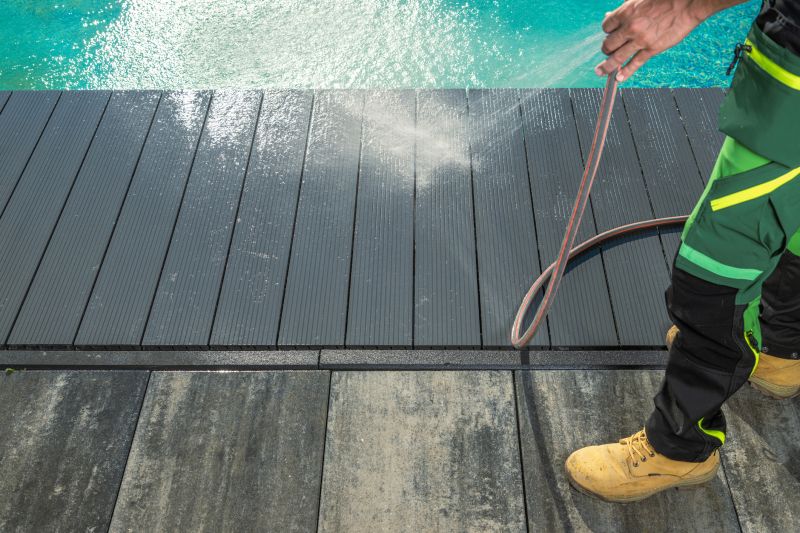 Pool Area Power Washing